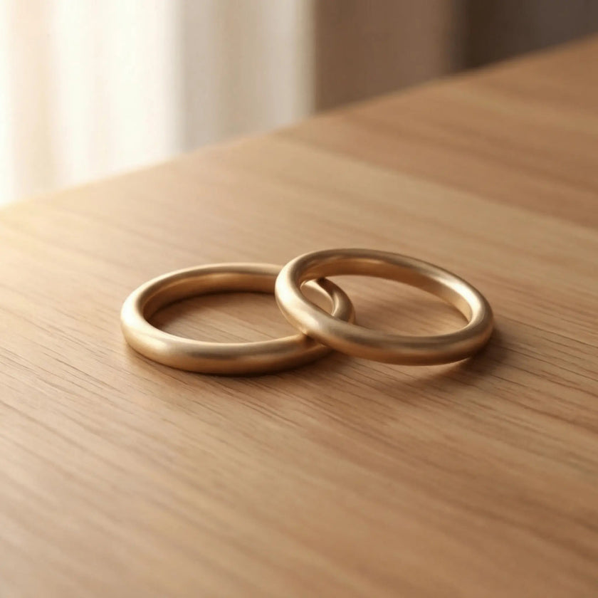2mm Gold Wedding Band – Classic Elara – 9ct/14ct/18ct Gold