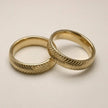 5mm Gold Wedding Band – Spiral Wave – 9ct/14ct/18ct Gold