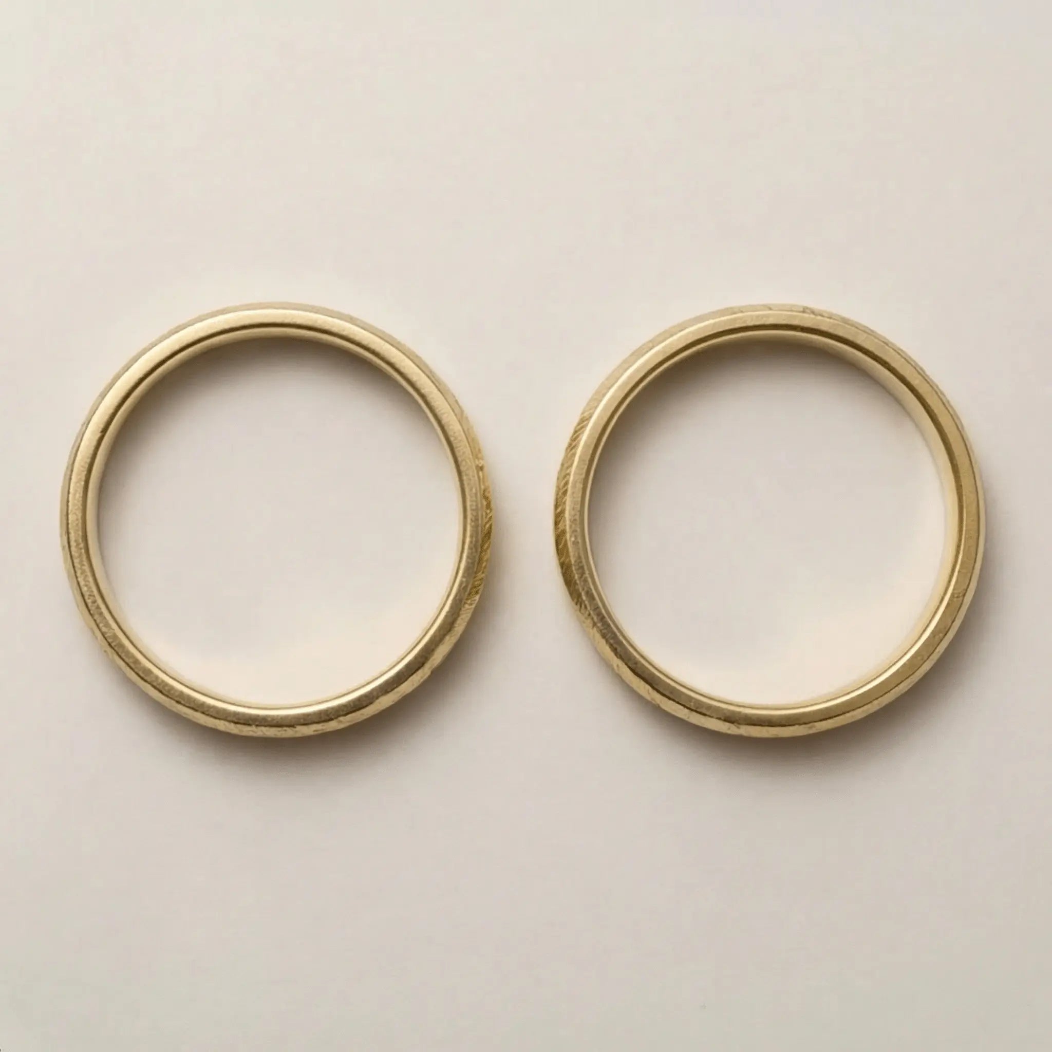 5mm Gold Wedding Band – Zigzag Faceted – 9ct/14ct/18ct Gold