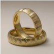 5mm Gold Wedding Band – Zigzag Faceted – 9ct/14ct/18ct Gold