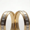 5mm Gold Wedding Band – Star Cut Two Tone – 9ct/14ct/18ct Gold