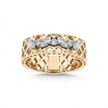 14ct/14K Gold Natural Diamond Ring – Marquise Diamond