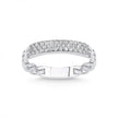 Gold Wedding Band – Pavé Diamond – 14ct Gold