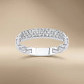 Gold Wedding Band – Pavé Diamond – 14ct Gold