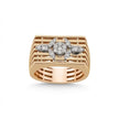 14ct/14K Gold Natural Diamond Ring – Marquise Cluster Diamond
