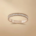 14ct/14K Gold Natural Diamond Ring – Classic Pavé Diamond