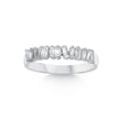 14ct/14K White Gold Natural Diamond Ring – Baguette Diamond 0.36ct
