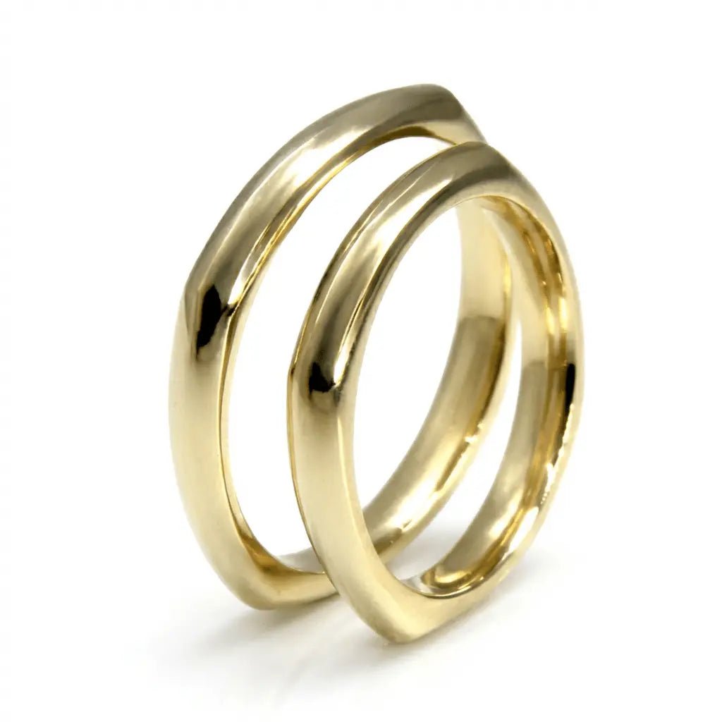 3mm Gold Wedding Band – Classic Elara – 9ct/14ct/18ct Gold
