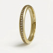 3mm Gold Wedding Band – Aurora Diamond Line – 9ct/14ct/18ct Gold