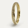 3mm Gold Wedding Band – Nova Diamond Line – 9ct/14ct/18ct Gold