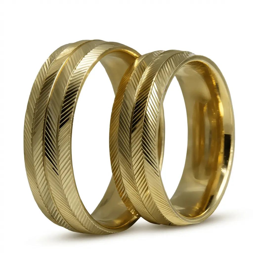 6mm Gold Wedding Band – Heritage Cut Orion – 9ct/14ct/18ct Gold