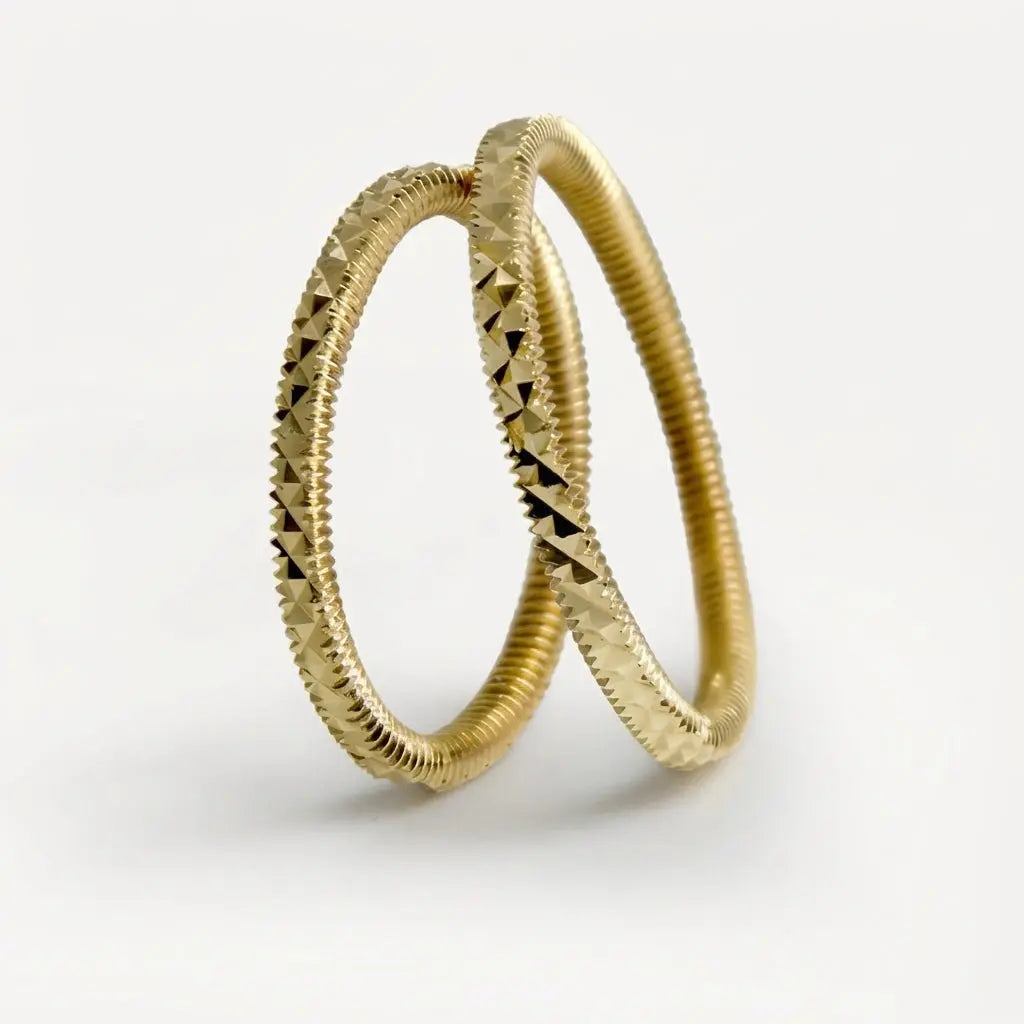 2mm Gold Wedding Band – Refined Texture Aurelion Cut – 9ct/14ct/18ct Gold