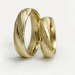 5mm Gold Wedding Band – Decorative Line – 9ct/14ct/18ct Gold
