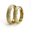 5mm Gold Wedding Band – Faceted Pattern – 9ct/14ct/18ct Gold