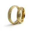 5mm Gold Wedding Band – Diagonal Weave Texture – 9ct/14ct/18ct Gold