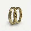 4mm Gold Wedding Band – Multi Faceted – 9ct/14ct/18ct Gold