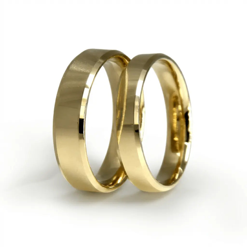 5mm Gold Wedding Band – Classic Satin Edge – 9ct/14ct/18ct Gold