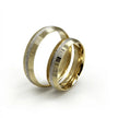 5mm Gold Wedding Band – Linear Ribbed – 9ct/14ct/18ct Gold