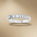 14ct/14K White Gold Natural Diamond Ring – Baguette Diamond 0.36ct