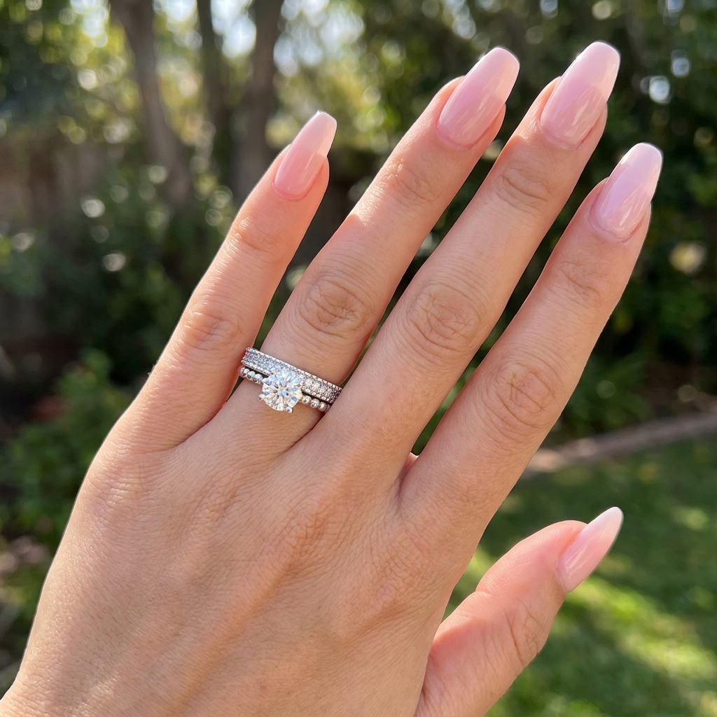 Sterling Silver Padme Ring Set