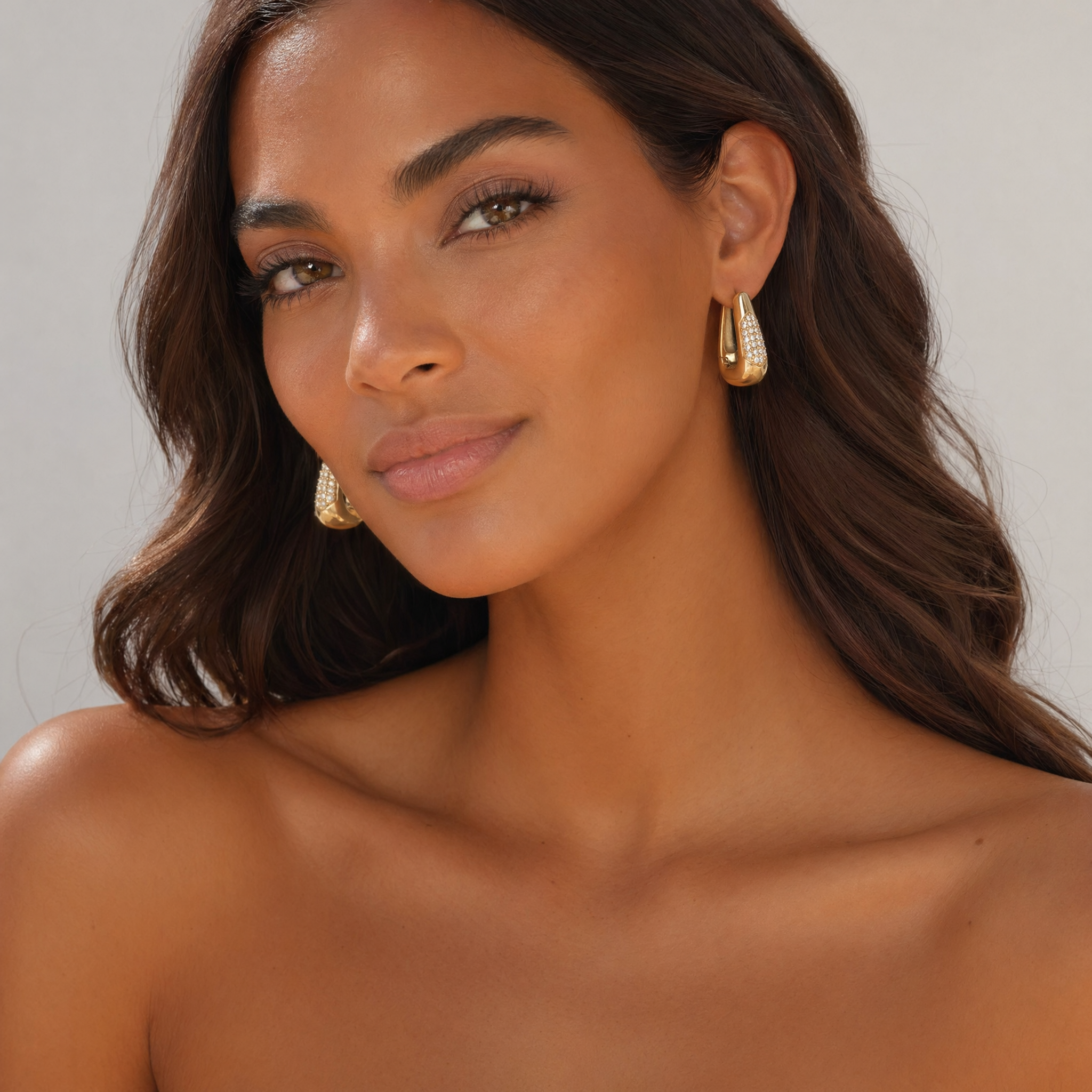 Gold Sasha earrings
