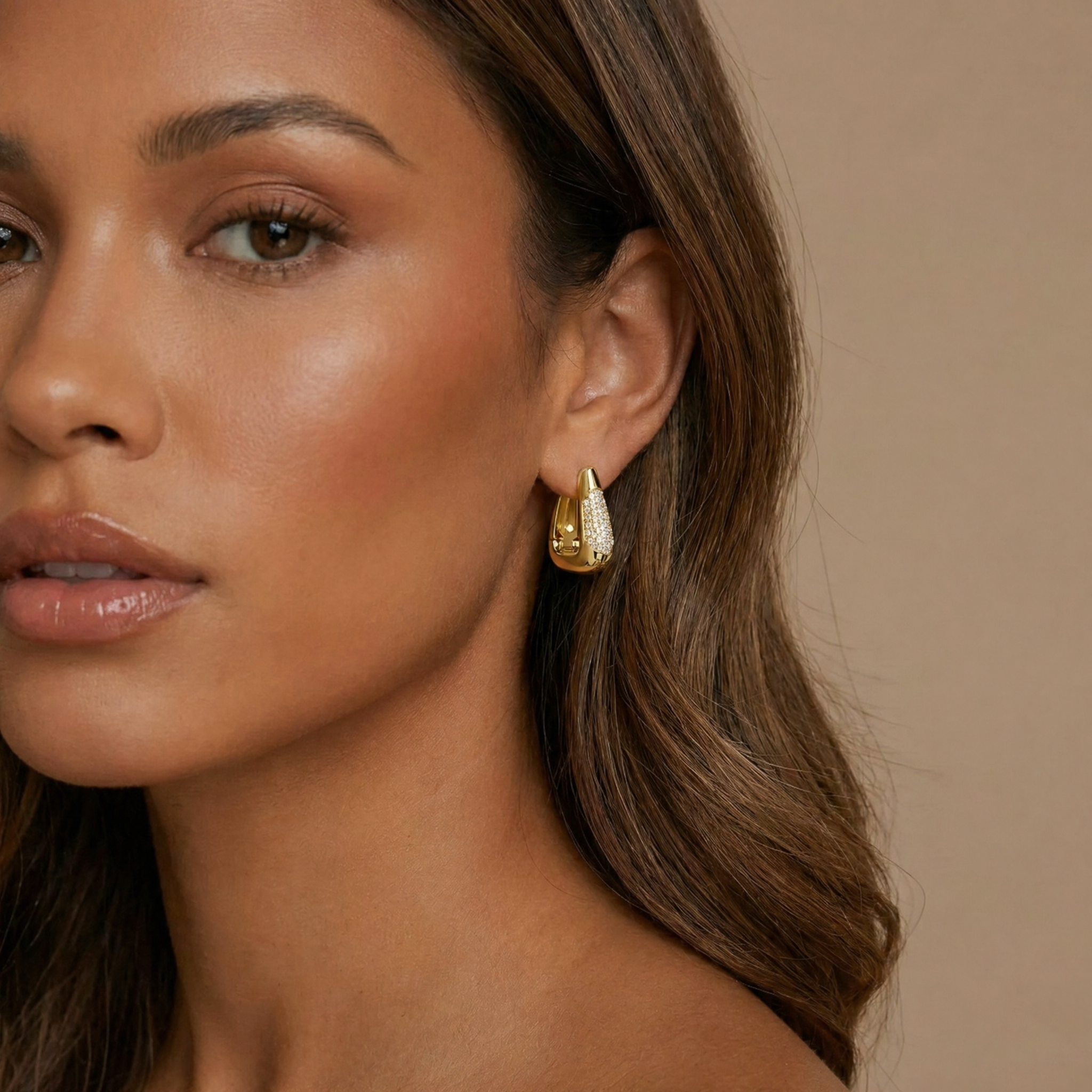 Gold Sasha earrings