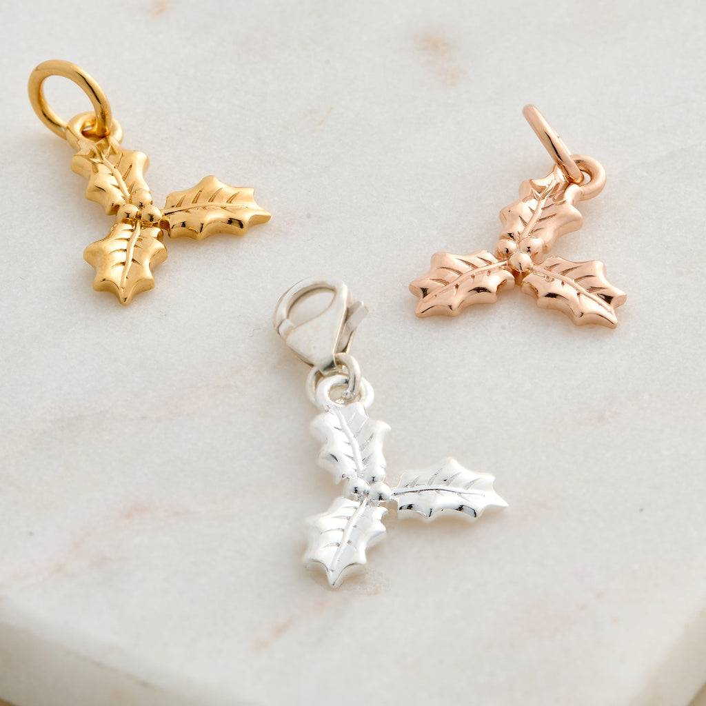 Holly Silver Charm