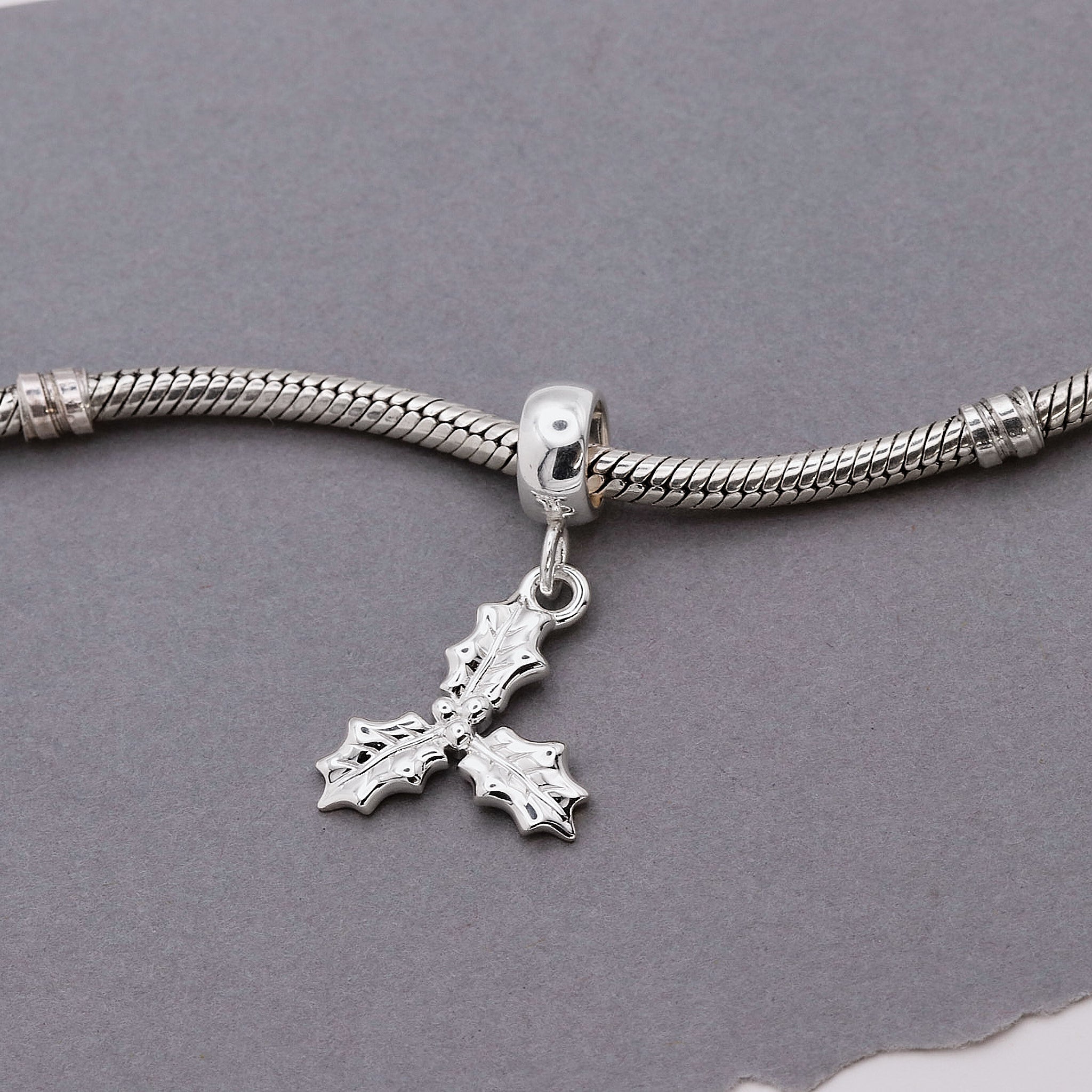 Holly Silver Charm