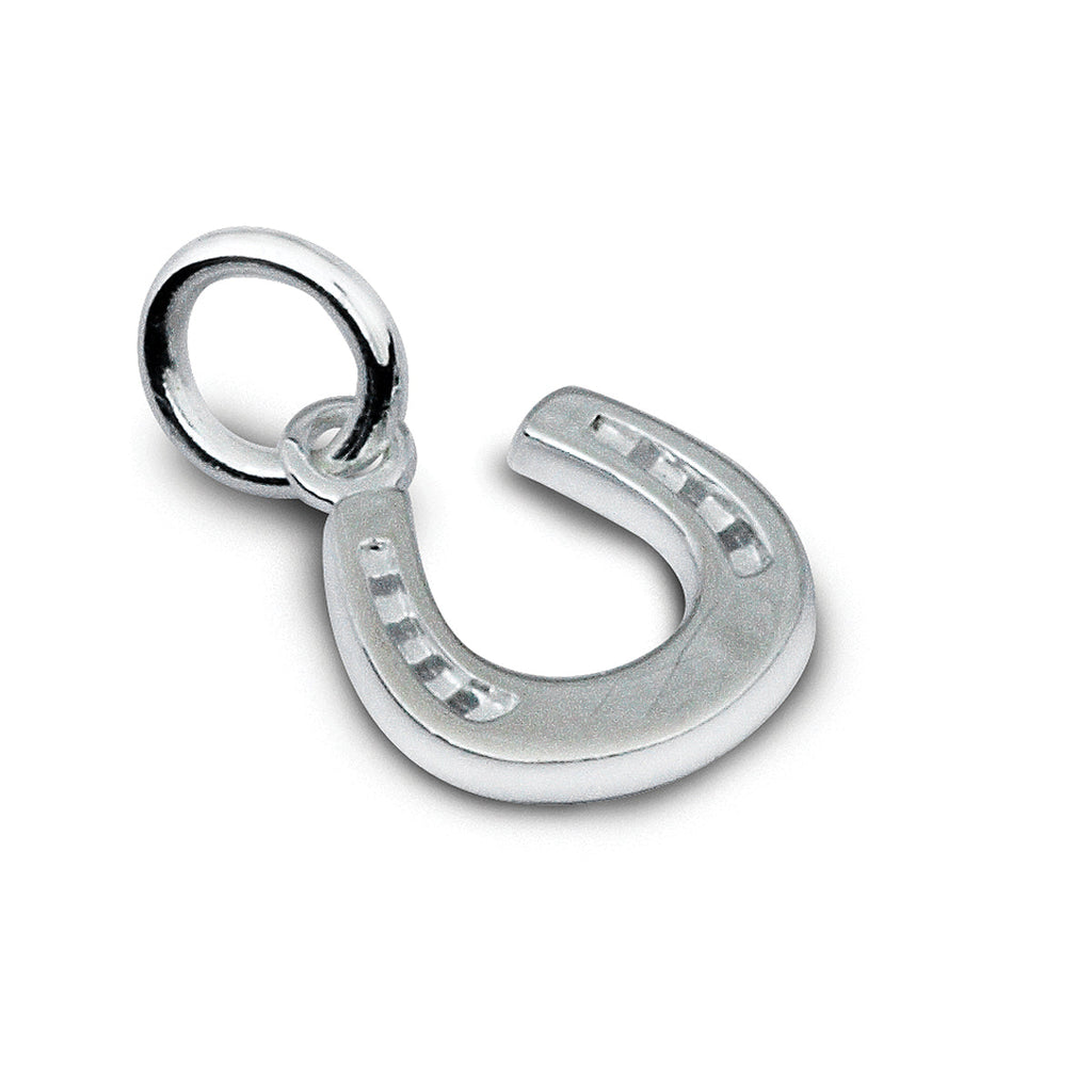 Horse Shoe Lucky Silver Charm