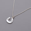 Horse Shoe Lucky Silver Charm