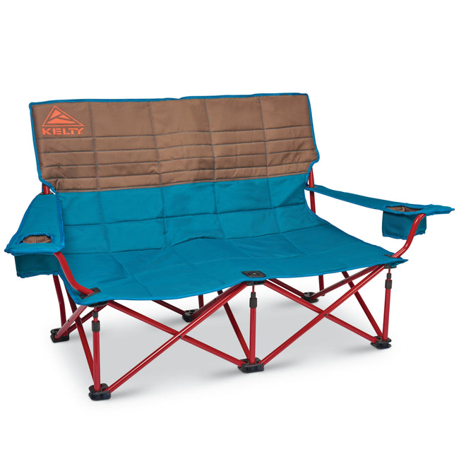 Kelty Low-Loveseat Doppel-Campingstuhl in Deep Lake/Fallen Rock