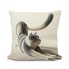 Stretching Cat Cotton Cushion