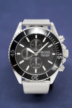Hugo Boss Men's Watch Chronograph Ocean Edition Black HB1513701