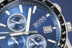 Hugo Boss Men's Watch Chronograph Rafale Blue HB1513510