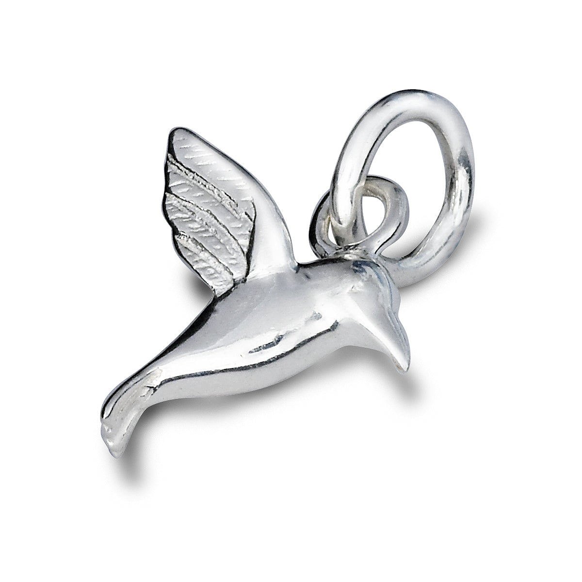 Hummingbird Silver Charm