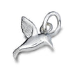 Hummingbird Silver Charm