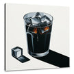 Abstract Clarity Cold Brew Canvas