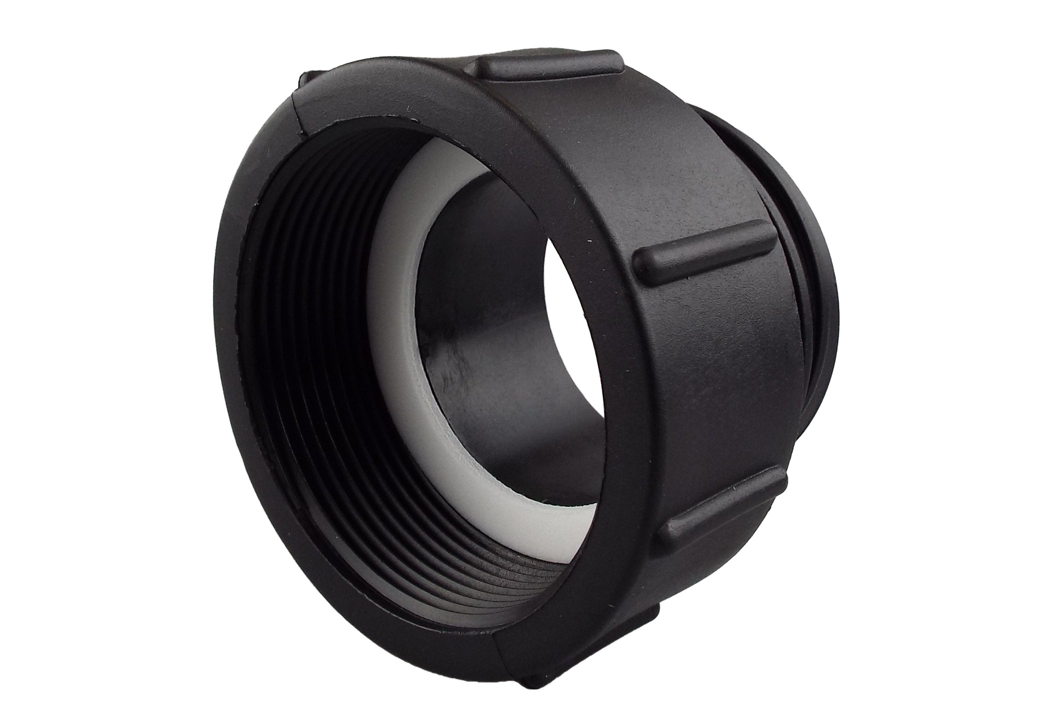 IBC 2” BSPF – S60X6 Cap with S60X6 – ½” BSPF Cap and Quick Connect Lever Tap ½” BSP