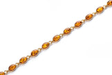 Gold Plated Dainty Oval Bracelet
