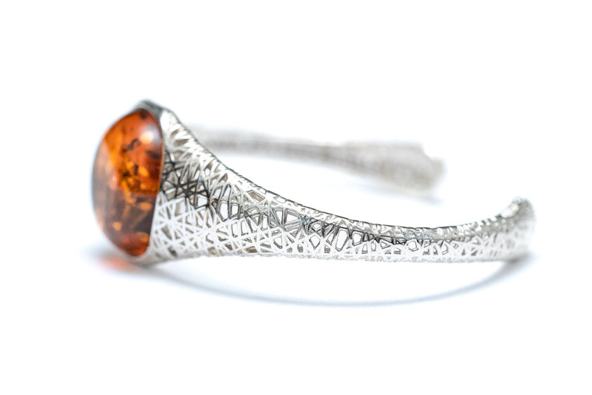 Handmade Modern Amber Arm Cuff