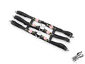 Black 3 Strap Heart Ring Garter