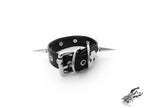 Black Spike Studded Ankle Cuffs