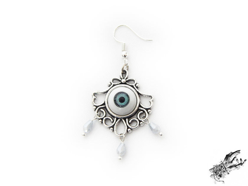 Antique Silver Tears of Persephone Earrings