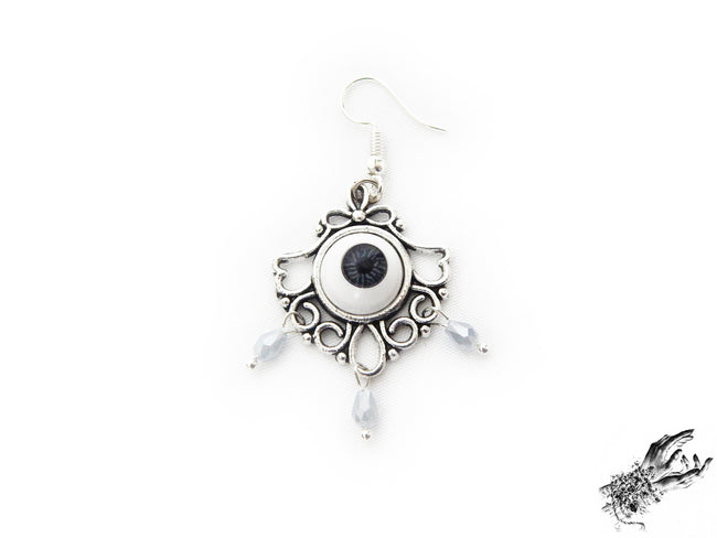 Antique Silver Tears of Persephone Earrings