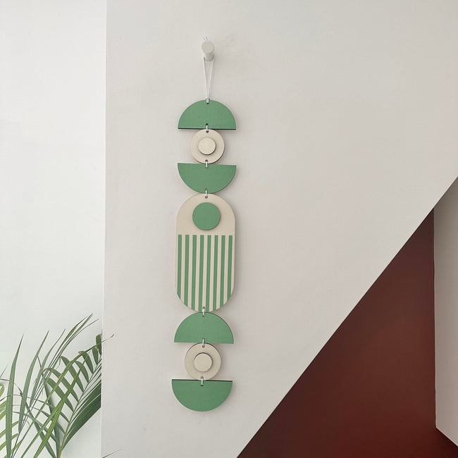 Bright Pastel Wall Hangings - Geometric Artwork - Colourful Home Decor