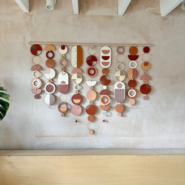 Rich Modern Wall Art - Wood Wall Hanging - Home Decor - Large Centre Piece Art - Statement Wall Art
