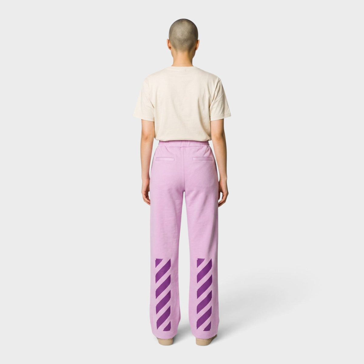 Spodnie dresowe Diag Tapered Lilac