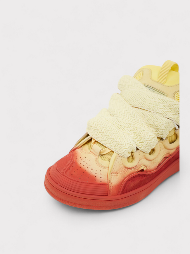 Skórzane sneakersy Curb Radiant Venus Red