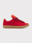 Zapatillas Lanvin X Future Hyper Curb Piel Ante Rojas