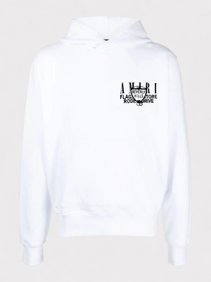 Amiri Xo Beverly Hills Hoodie White